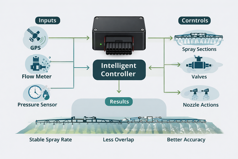 How Intelligent Controllers Support Precision Sprayer Operations