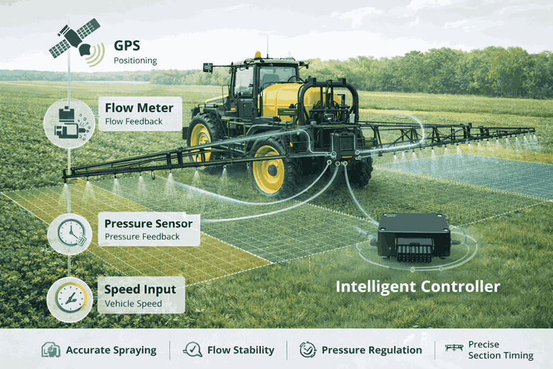 How Intelligent Controllers Support Precision Sprayer Operations