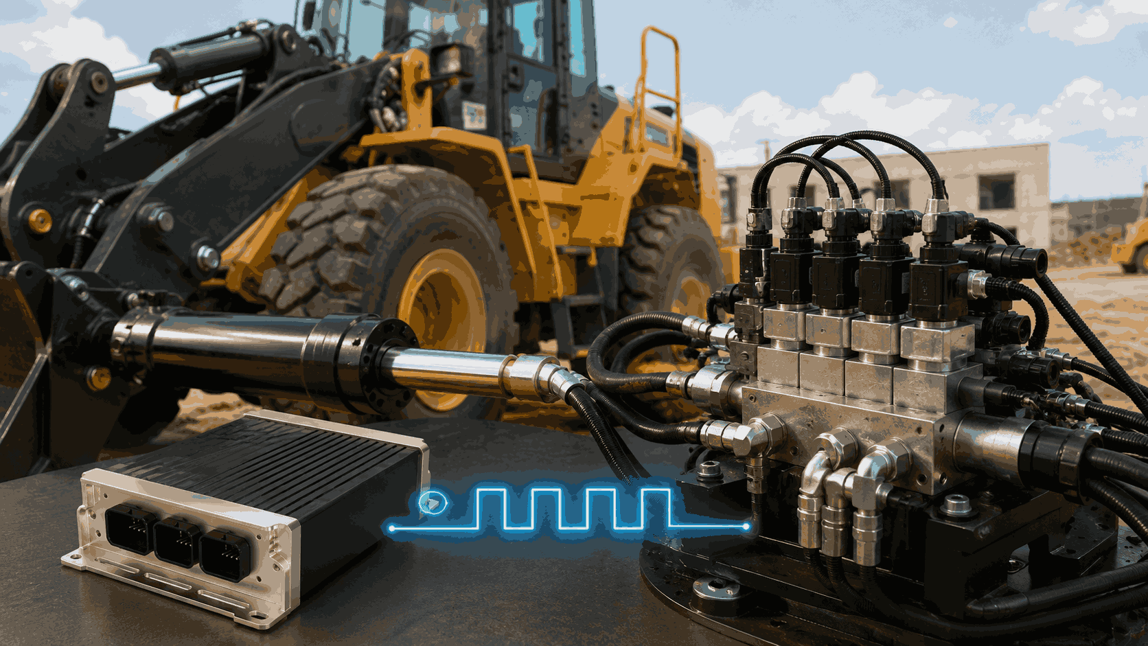 PWM Control for Proportional Valves in Mobile Machinery