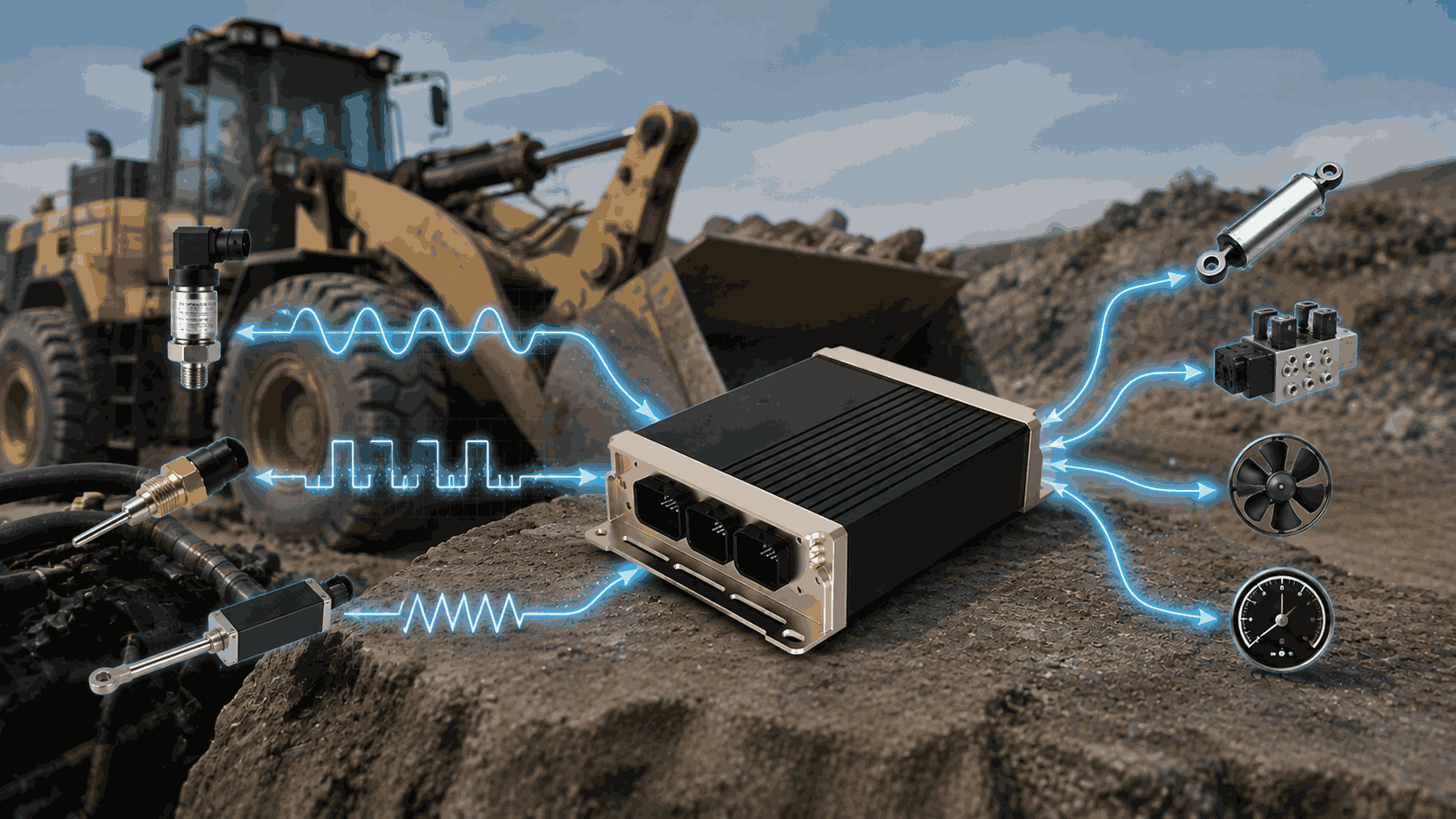Analog Sensor Signals in Mobile Machinery Controllers