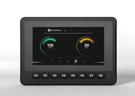 Application of SonnePower 7-inch Display on Mobile Crane