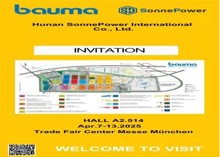 SonnePower to Showcase Cutting-Edge Innovations at BAUMA 2025 – Join Us in Munich!