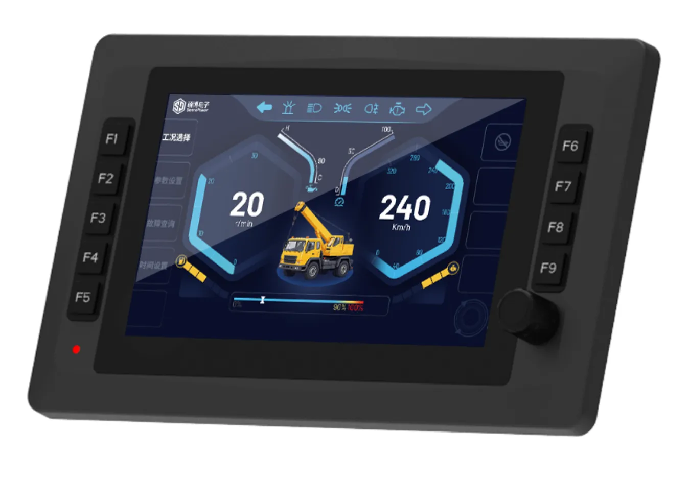 SPD-070-Hx Off-Highway Programmable Display