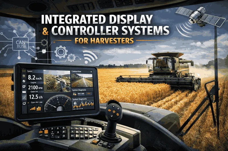 Integrated Display and Controller Systems for Harvesters