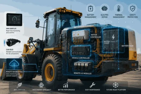 How Electric Mobile Machinery Changes Control System Design