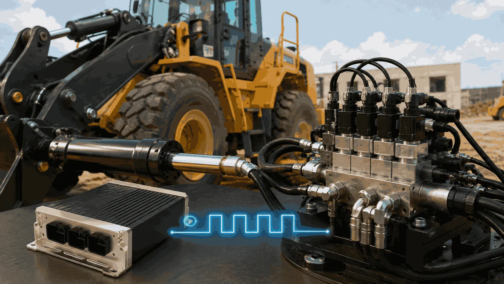 PWM Control for Proportional Valves in Mobile Machinery